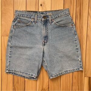 Levi's 550 Vintage Light Wash Denim Shorts